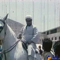 عکس: مصاحبه آیت الله خلخالی با خبرنگار روی اسب!