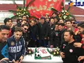 جشن تولد علی دایی در تمرین امروز نفت تهران + عکس
