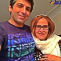 عکس/ سلفى حميدگودرزى در كنار مادرش