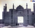 تصویری قدیمی از دروازه شمیران تهران