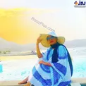 آزاده زارعی کنار دریا+عکس