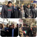 حضور بیت آیت الله هاشمی رفسنجانی در راهپیمایی 22 بهمن/عکس