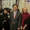 تیپ متفاوت خانم بازیگر مشهور در سفارت کره جنوبی/عکس