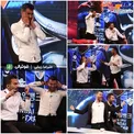 عکس/ واکنش‌های جالب عیسی آل‌کثیر در پشت صحنه برنامه فوتبال برتر!