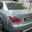 اسیدپاشی روی یک ماشین گرانقیمت در تهران +عکس