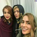 سمانه پاکدل در کنار مادر و خواهرش+عکس