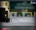 عکس/ اولین شب مراسم عزاداری ایام شهادت حضرت فاطمه‌زهرا(س) با حضور رهبر انقلاب