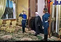 احترامي خاص هنگام ورود رييس جمهور در کاخ کرملين+عکس