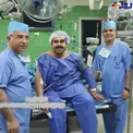عکس عجیب و غریب بازیگر مشهور در اتاق عمل پس از جراحی!