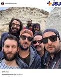 احمد مهرانفر و دوستانش در قشم+عکس
