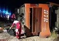 پلیس راهور ناجا علت قطعی حادثه واژگونی اتوبوس دانش آموزان را اعلام کرد