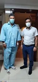علی دایی در بیمارستان بستری شد + عکس