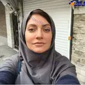 سلفی خانم بازیگر با ظاهری متفاوت سر صحنه فیلمبرداری