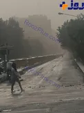 طوفان و گرد و خاك شديد تهران را فرا گرفت +عکس