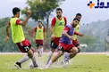 بارش باران قبل از بازی ایران و سوریه