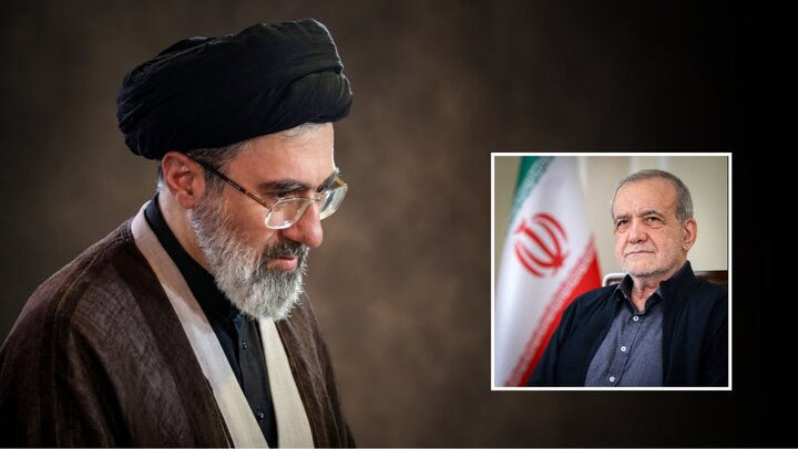 دیدار و گفتگوی پزشکیان با رهبرانقلاب درباره مسائل اقتصادی و نظامی کشور دیدار و گفتگوی پزشکیان با رهبرانقلاب درباره مسائل اقتصادی و نظامی کشور