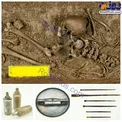 وسایل جالبی که در کنار اسکلت 1700 ساله دفن شده است+عکس