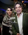 اردلان شجاع كاوه دركنار همسرش