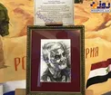 نصب پرتره شهید سپهبد سلیمانی در موزه نظامی روسیه