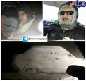 عکس/ صورت یخ زده سرهنگ هنگام امدادرسانی