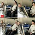 عكس/عيادت حجت الاسلام طباطبايی از حسين فريدون