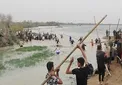 شهر رفیع تخلیه شد/ ترمیم سیل‌بندِ شکسته‌شده