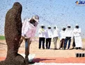 ۳۷۳ زنبور روی بدن‌مرد عرب+عکس