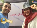 کلاه عجیب و غریب خانم بازیگر در کنار پسرش+عکس