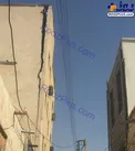 نمای ساختمان بانک سپه بعد از زلزله ۴/۹ ریشتری امروز+عکس