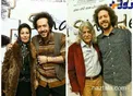 خواننده معروف در کنار پدر و مادرش + عکس