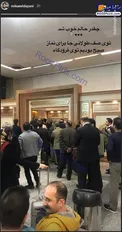 صف طولانی برای نماز صبح+عکس