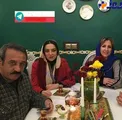 زن و شوهر بازیگر درکنار خانم هنرپیشه مشهور+ عکس