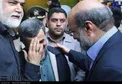 خوش و بش احمدي نژاد با رئيس سازمان صدا و سيما +عكس