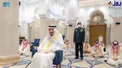 اقامه نماز عید فطر پادشاه عربستان سعودی/عکس