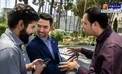 عکس/ گوشی وزیر ارتباطات در جمع خبرنگاران