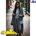 بلوز و شلوار عجیب و غریب خانم بازیگر وسط خیابان + عکس
