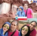 عکس/ تیپ و پوشش متفاوت و خاص خانم بازیگر در کوهستان