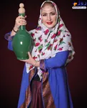 تیپ قاجاری فاطمه گودرزی در شام ایرانی+عکس