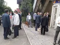 صف عجیب مردم برای ثبت نام در انتخابات + عکس
