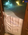 عکسی دیدنی از برف در کلاردشت مازندران