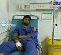 عکس/ یکی از مجروحان حادثه تروریستی امروز نیکشهر