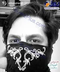 ماسک دست ساز آقای بازیگر برای مقابله با کرونا +عکس