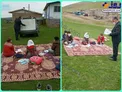 کلاس درس معلم دلسوز برای دانش آموزان عشایری/عکس