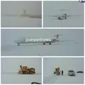 عكس/ برف سنگين در فرودگاه اروميه