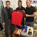 حضور کالدرون در منزل کودک ۶ ساله فقید +عکس