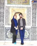 امیرحسین مدرس و همسرش+عکس