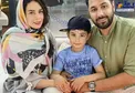 احسان خواجه‌امیری و همسرش در جشن تولد پسرشان+عکس