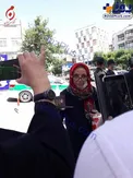 ثبت نام پیرزن ۷۳ ساله در انتخابات ریاست جمهوری+عکس