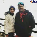 بازیگر مشهور و همسرش در پیست اسکی+ عکس