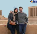 آقای بازیگر مشهور و همسرش در یک مکان تاریخی + عکس